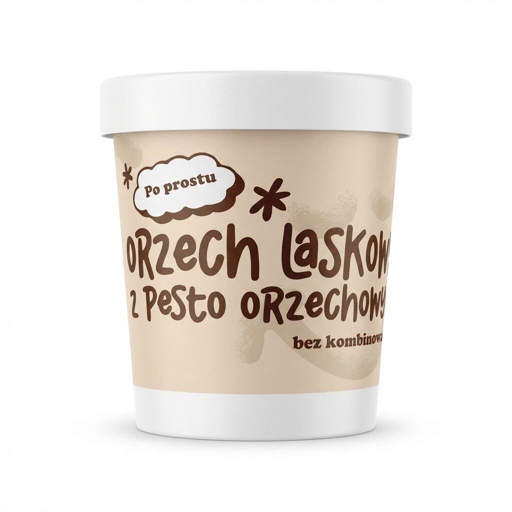 Lody orzech laskowy z pesto orzechowym