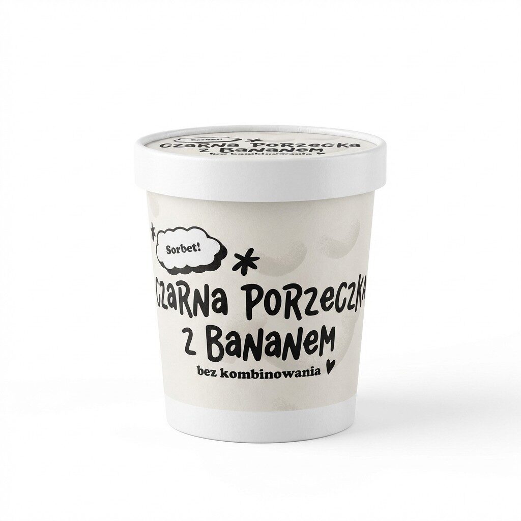Sorbet Czarna porzeczka z bananem