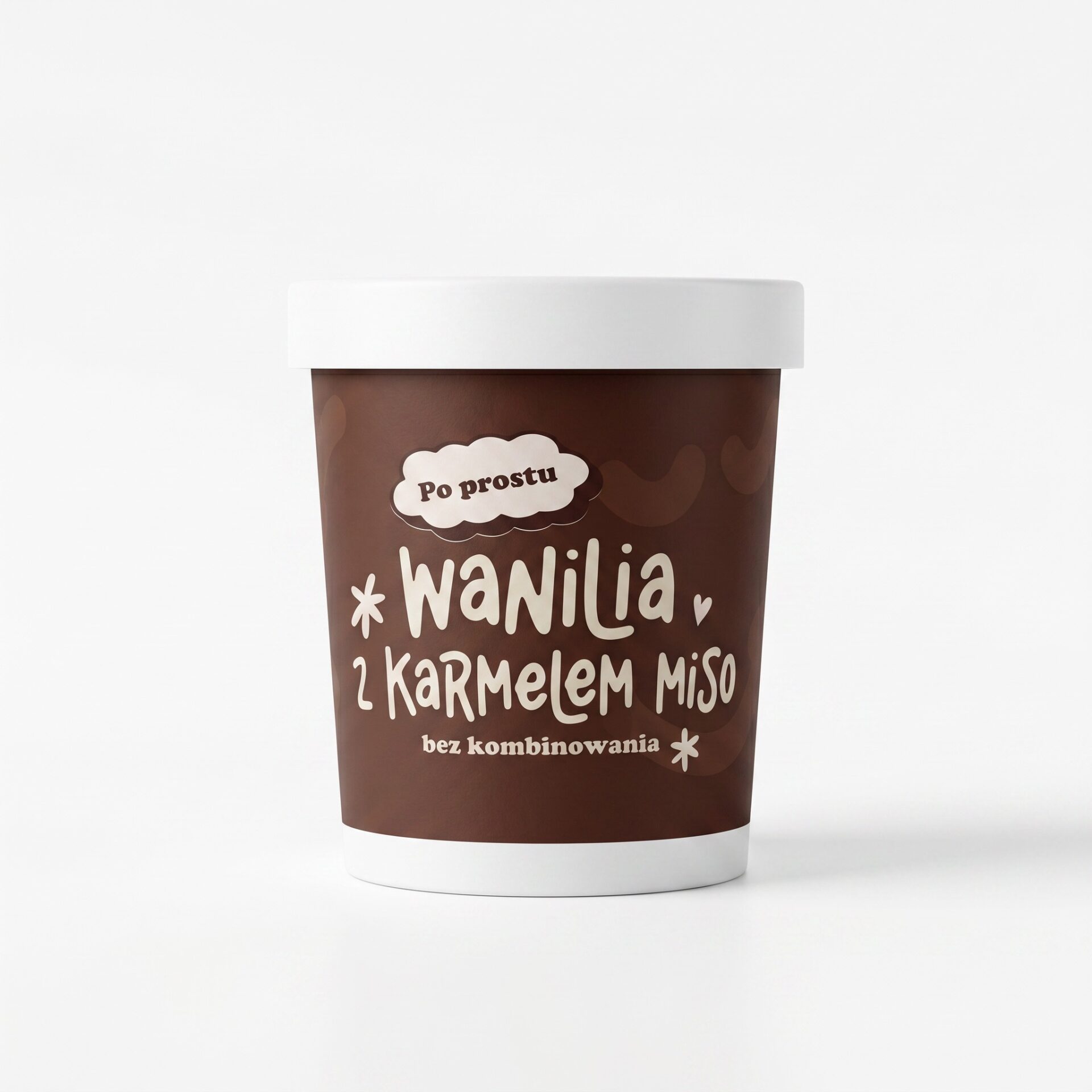 Lody Waniliowe z Karmelem Miso